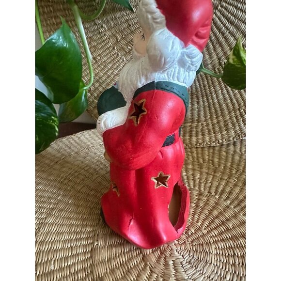 Vintage Santa Claus Candle Holder - Picture 4 of 9
